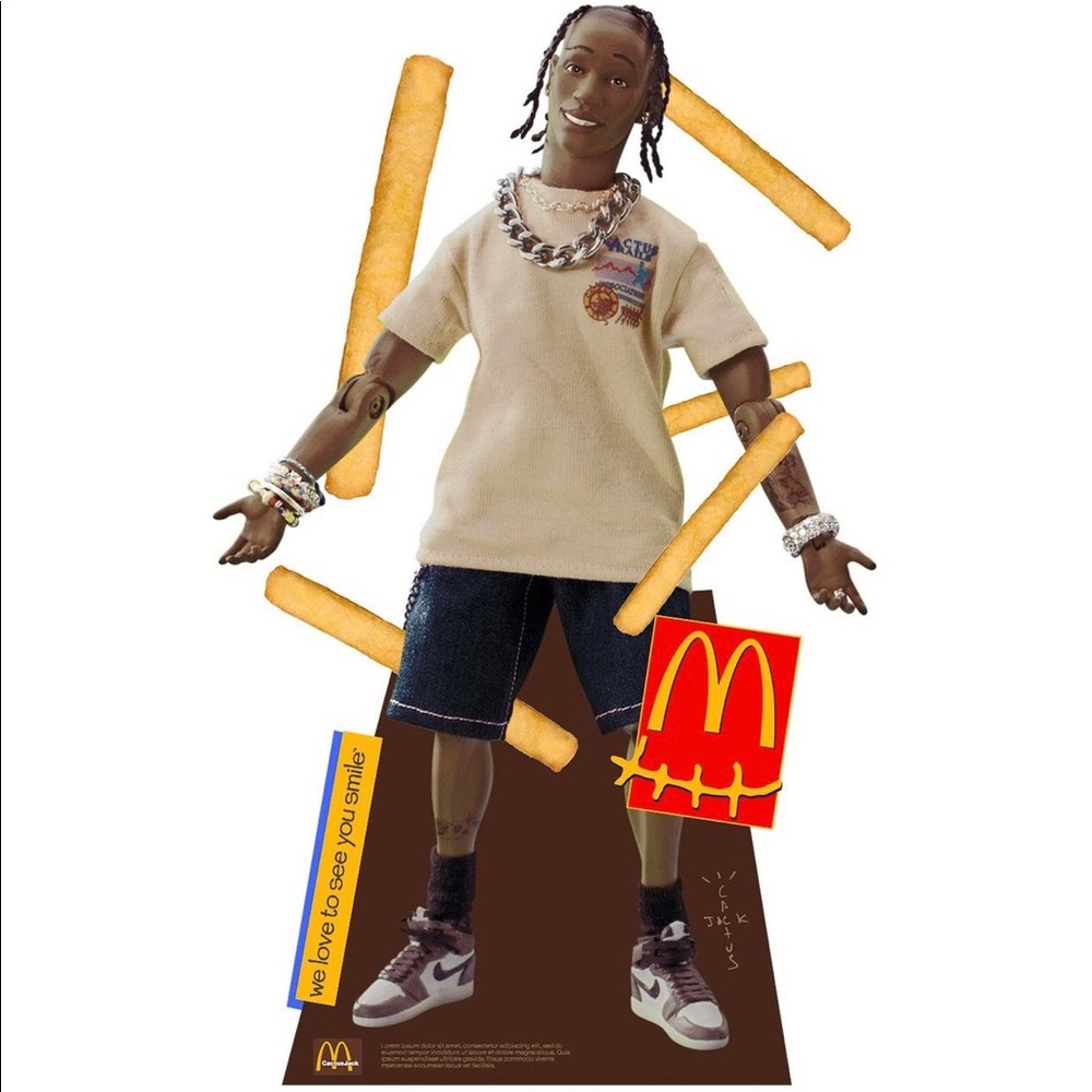 Travis Scott McDonald’s Action Figure Cut Out
